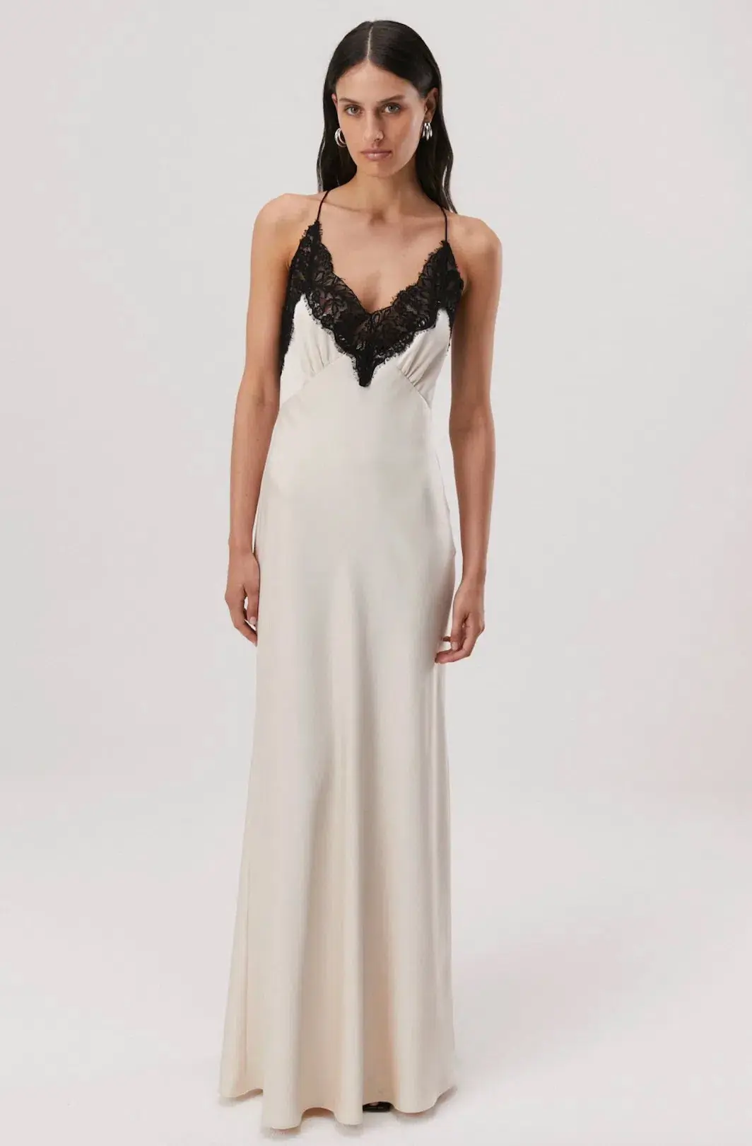 Misha Eanna Maxi Dress Champagne Size 6 - Image 4