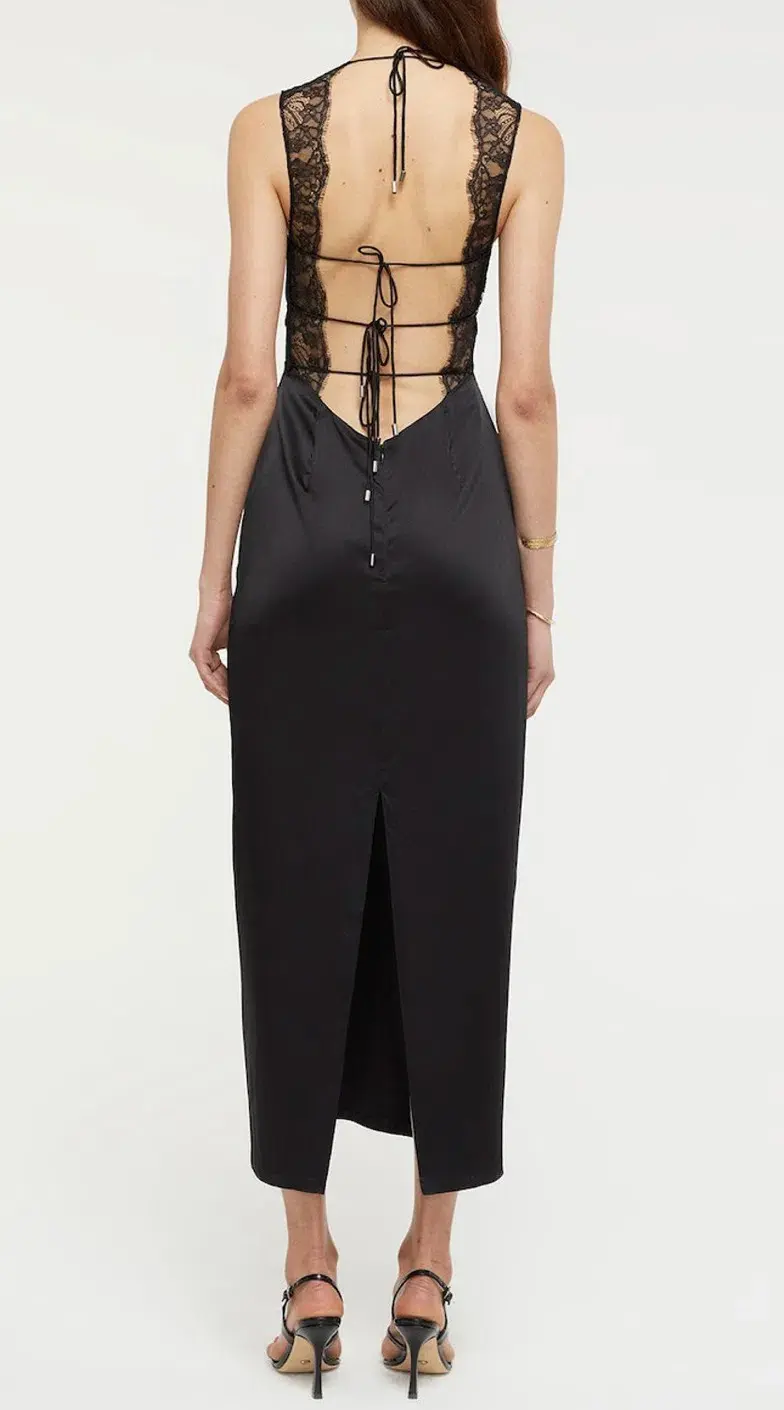 Ginia Amour Midi Dress Black Size S / AU 8 - Image 3