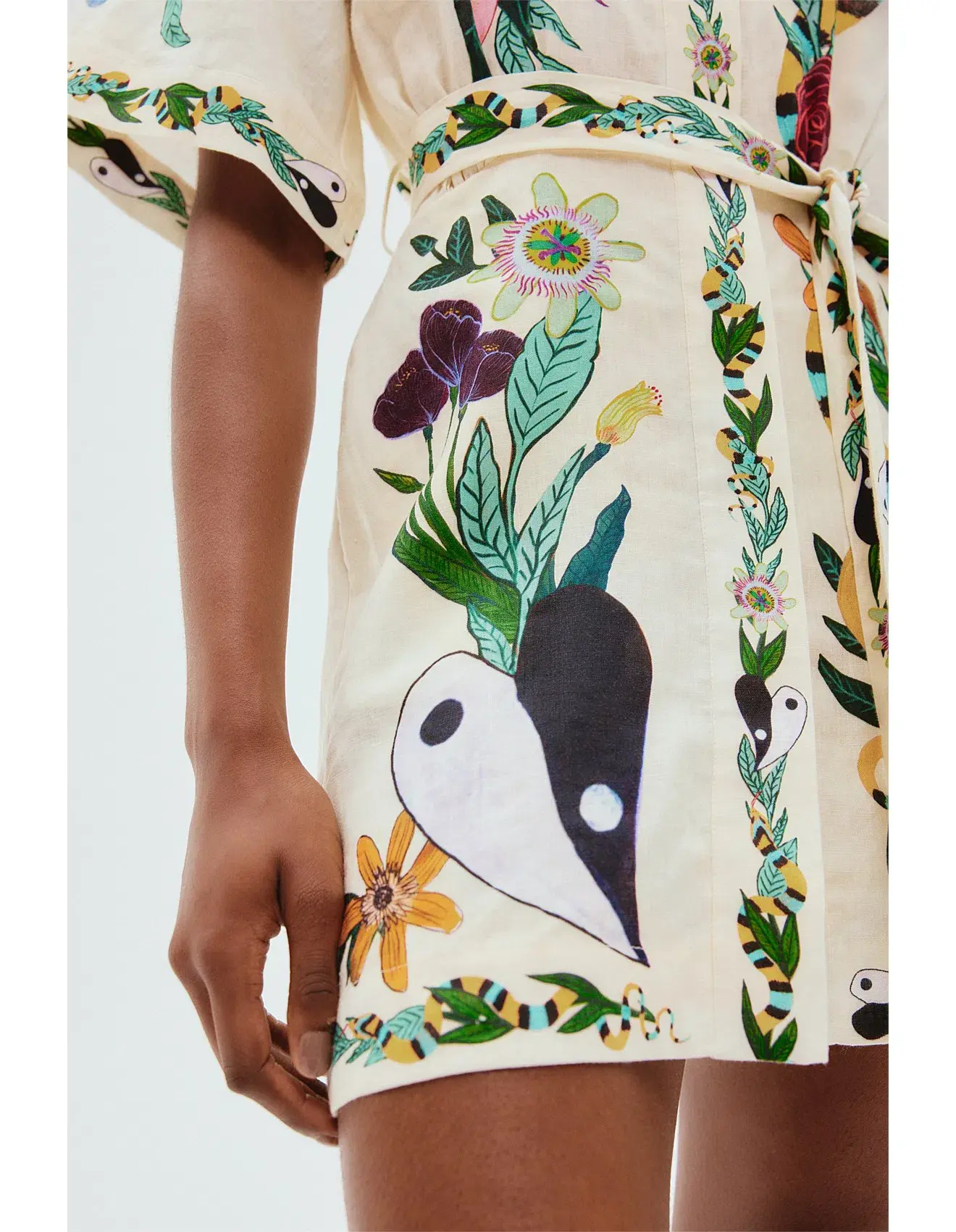 Alemais Meagan Mini Dress Print Size 10 - Image 4