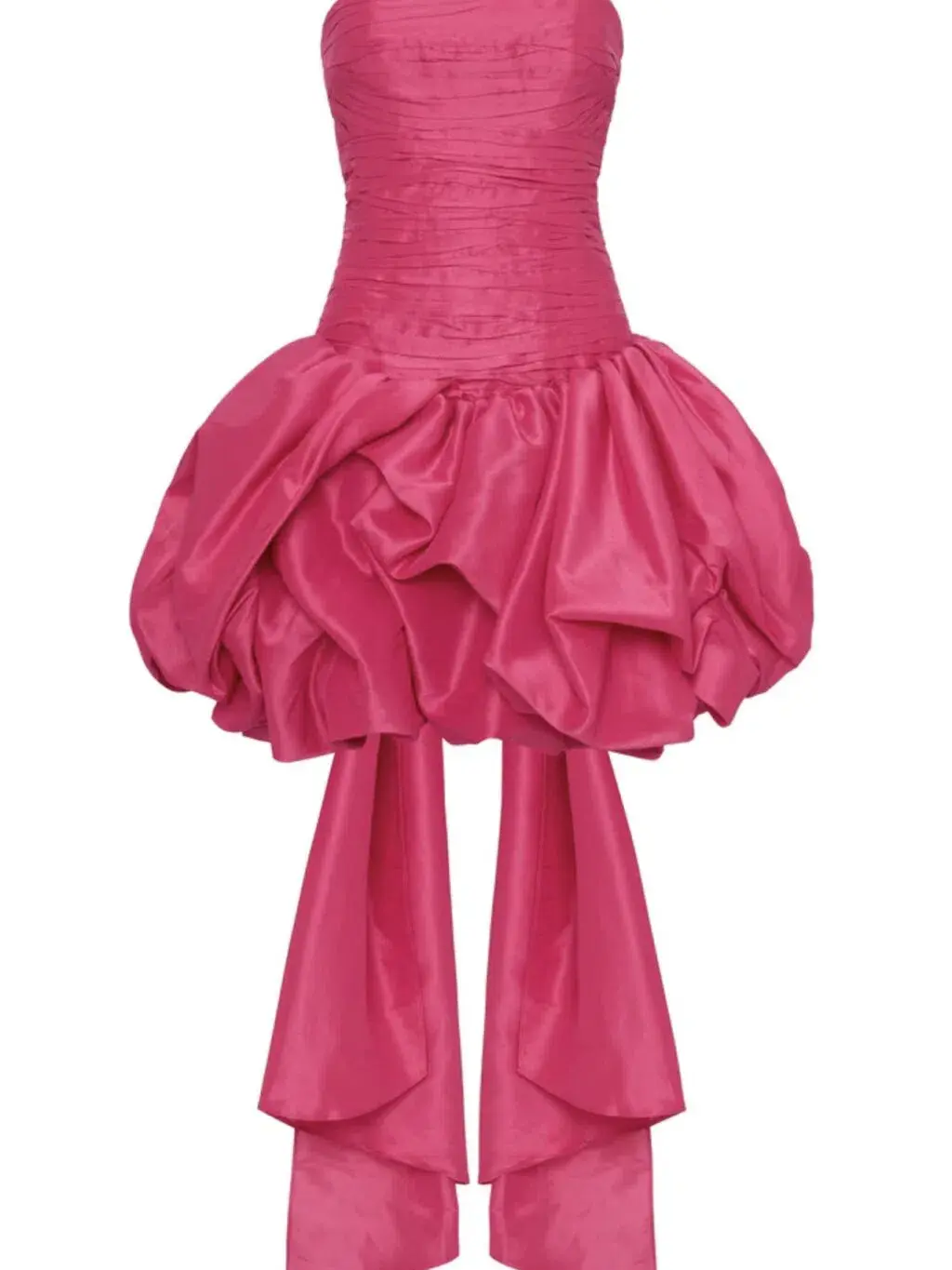 Aje Piacere Bubble Hem Mini Dress in Fuchsia - Size 10 - Image 4