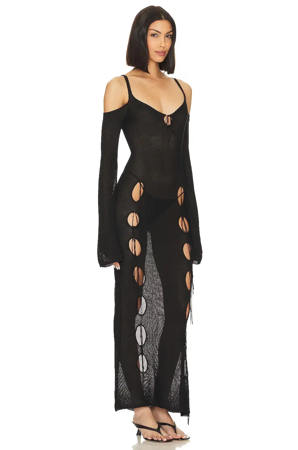 Asta Resort Ysabel Maxi Dress Black Size S / AU 8 - Image 2