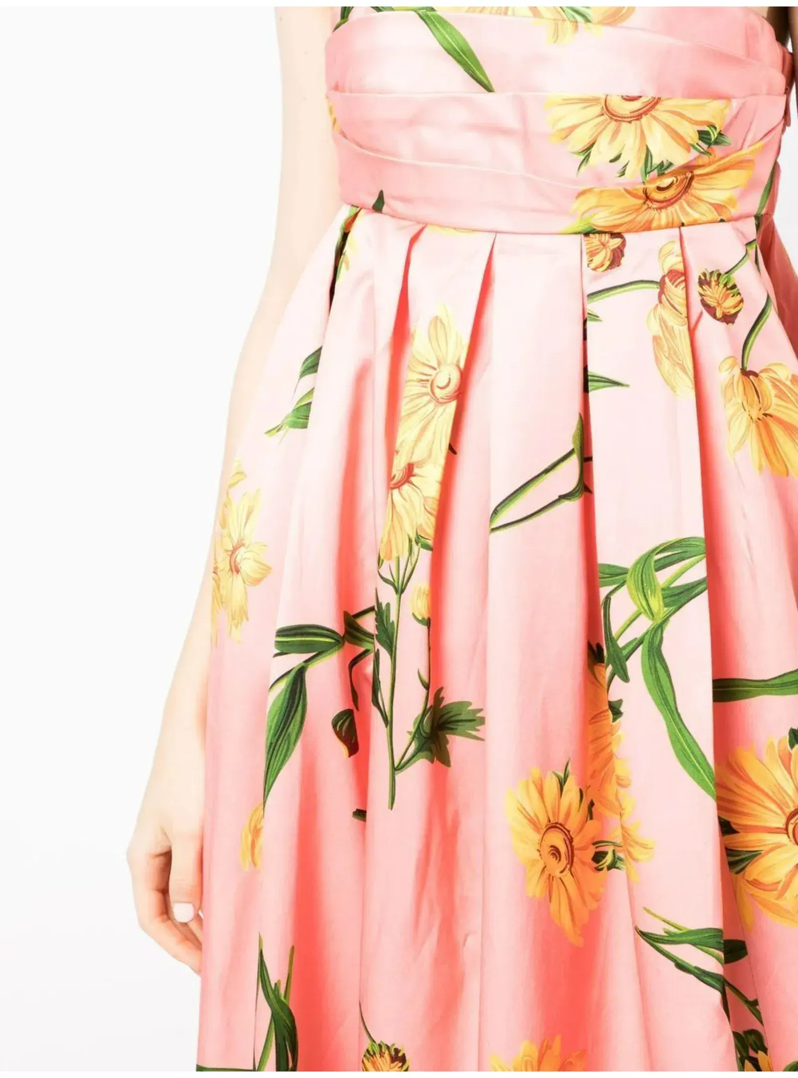 Leo Lin Marguerite Rose Dress Floral Size 12 - Image 3