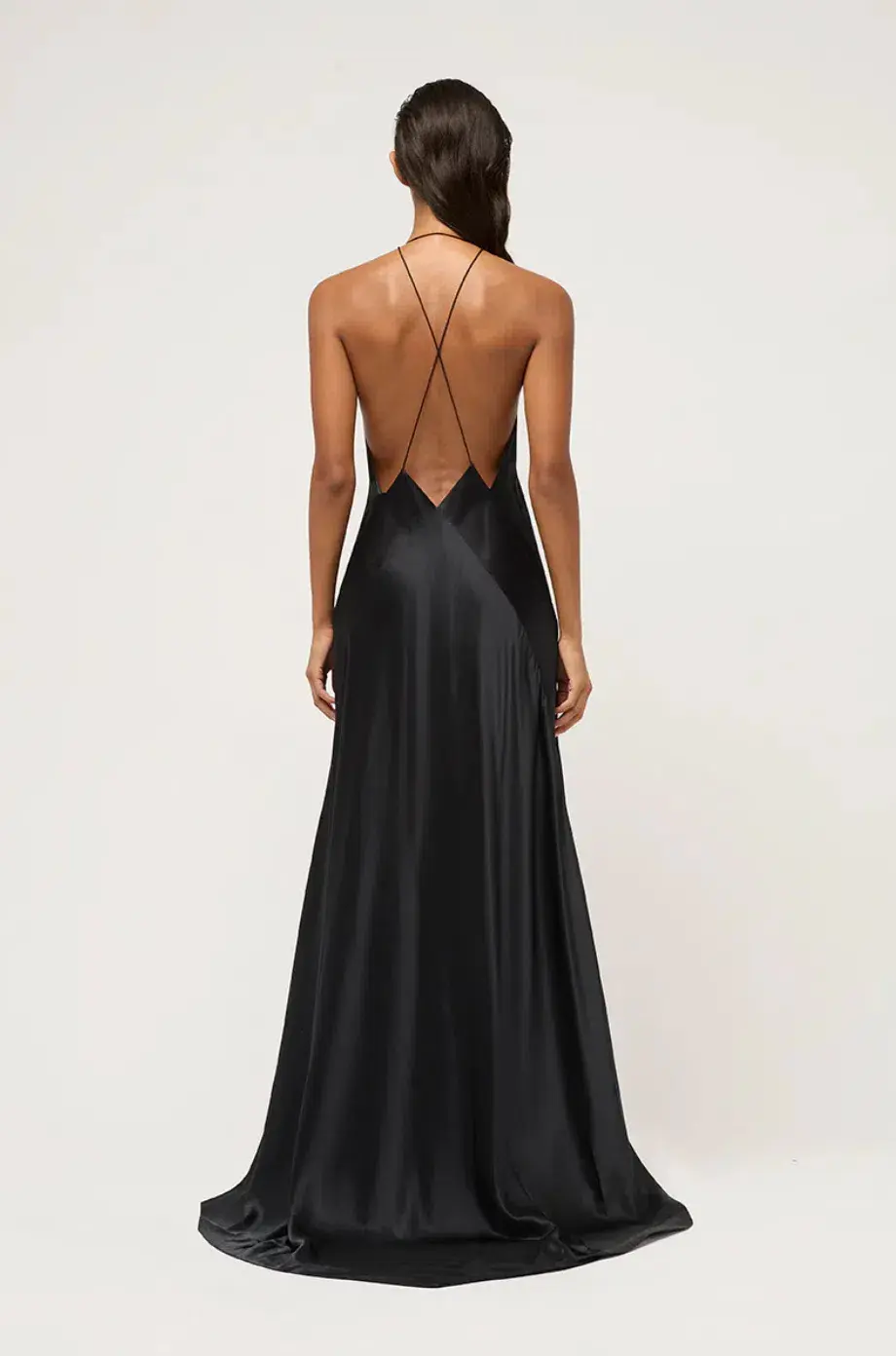 Michael Lo Sordo Bond Paloma Maxi Dress Black Size 6 - Image 4