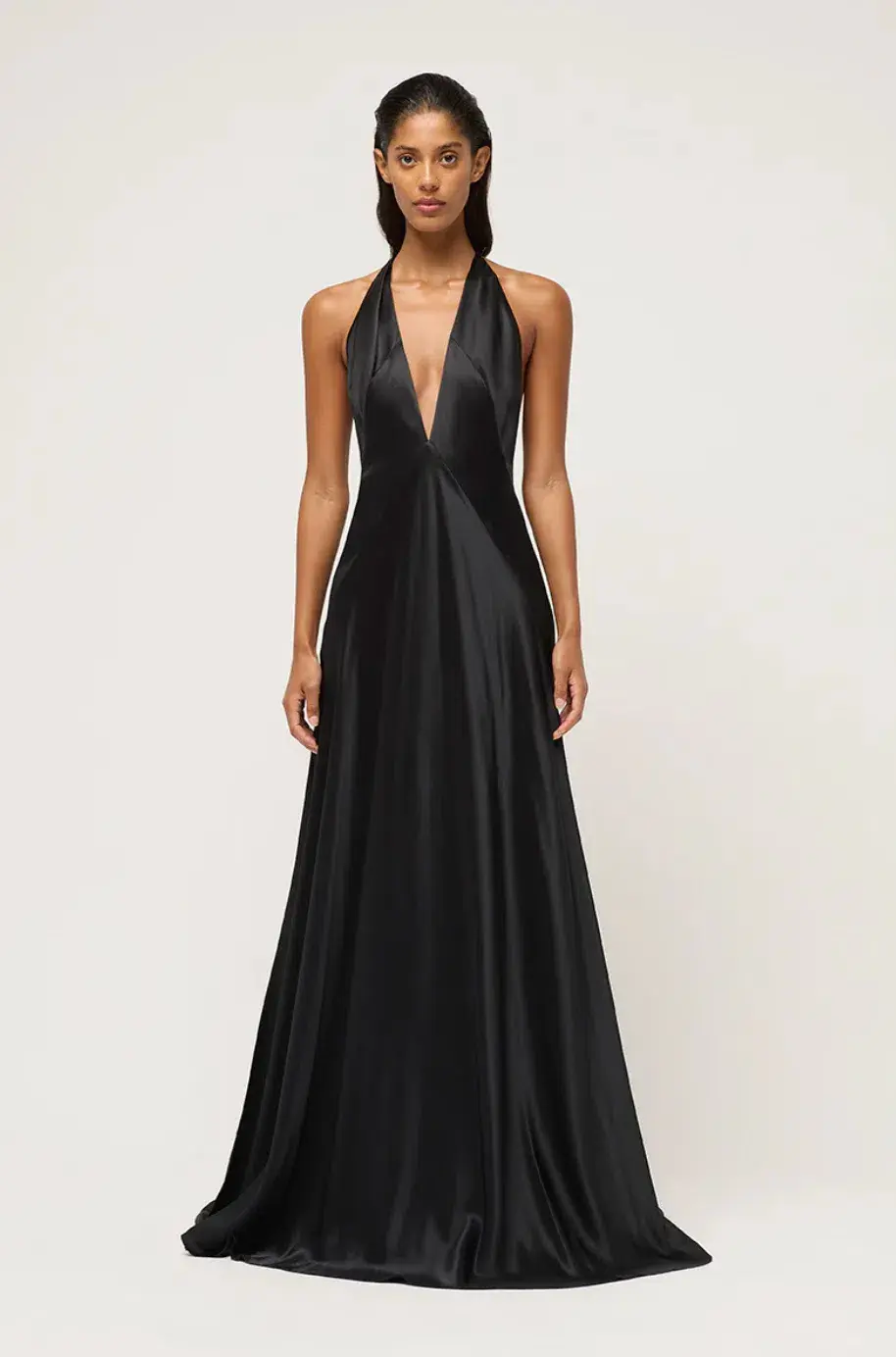 Michael Lo Sordo Bond Paloma Maxi Dress Black Size 6 - Image 2