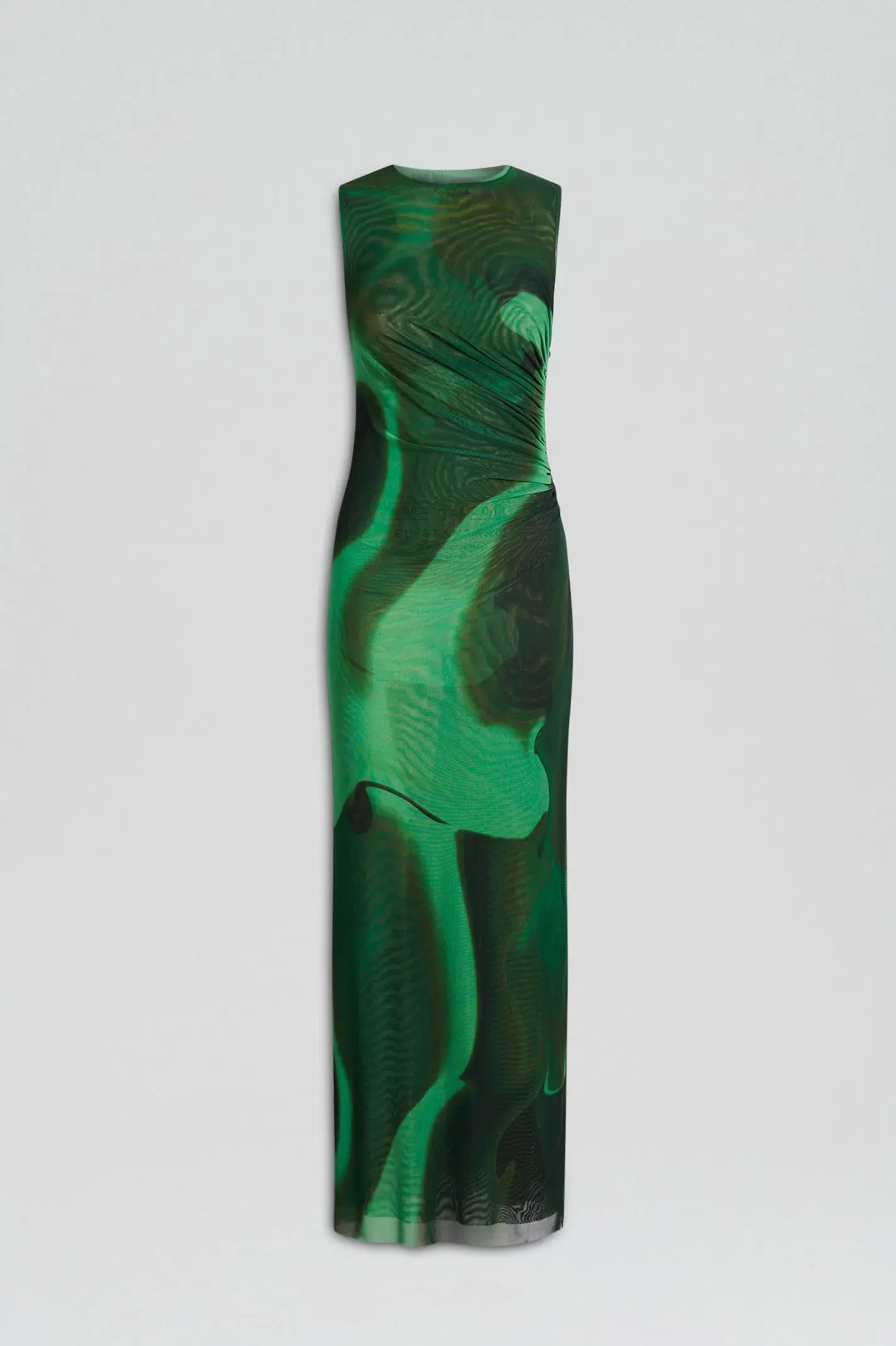 Scanlan Theodore  Italian Watercolour Print Dress in Safari Green Size AU 6 - Image 3