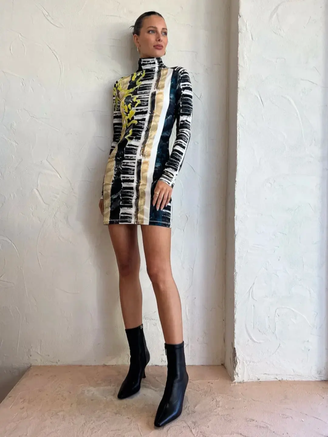 Camilla and Marc Jules Printed Mini Dress Multi Size 8 for rent on The Volte - main image