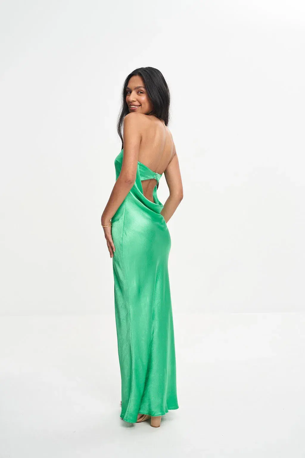 Bec & Bridge Moondance Strapless Dress Green Size 10 - Image 2
