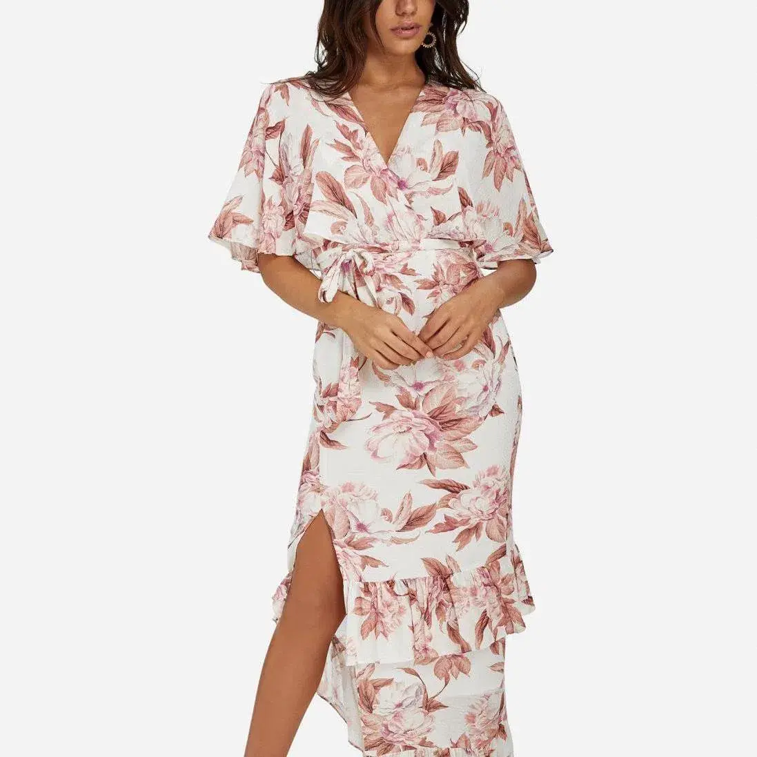 Sheike Faded Floral Dress Floral Print Size 16 - Image 2