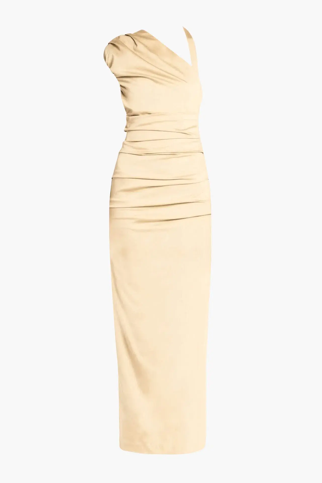 Sir The Label Giacomo Gathered Gown in Butter Size 0 / AU 6 - Image 3