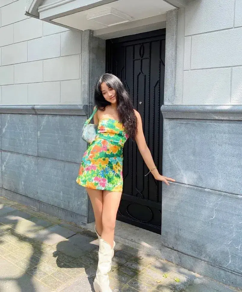 With Jean Lala Mini Dress in Splice Floral Size XS / AU 6  - Image 1
