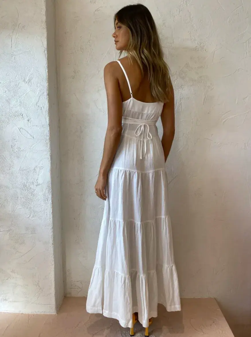 Hansen and Gretel Roberta Dress in Ivory Size S / AU 8 - Image 3