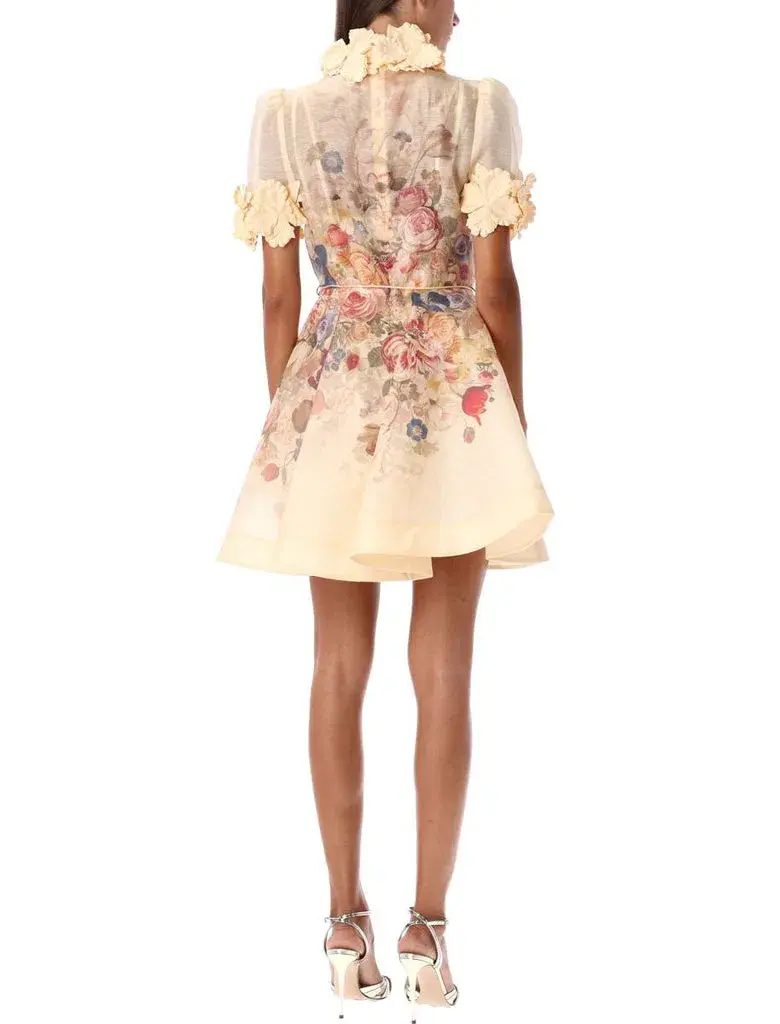 Zimmermann The Luminosity Liftoff Flower Mini in Morisot Cream Print Size 1/Au 10  - Image 2