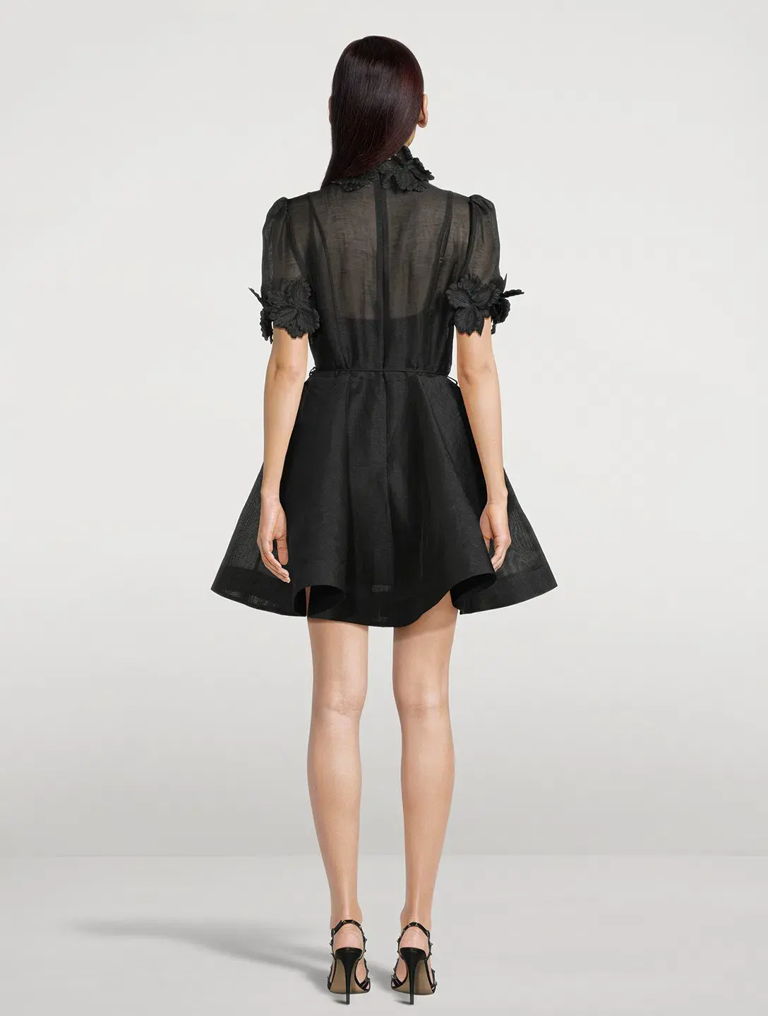 Zimmermann The Luminosity Liftoff Flower Mini in Black Size 1/AU 10  - Image 3