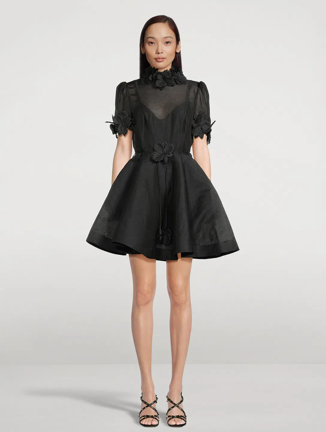 Zimmermann The Luminosity Liftoff Flower Mini in Black Size 1/AU 10  - Image 1