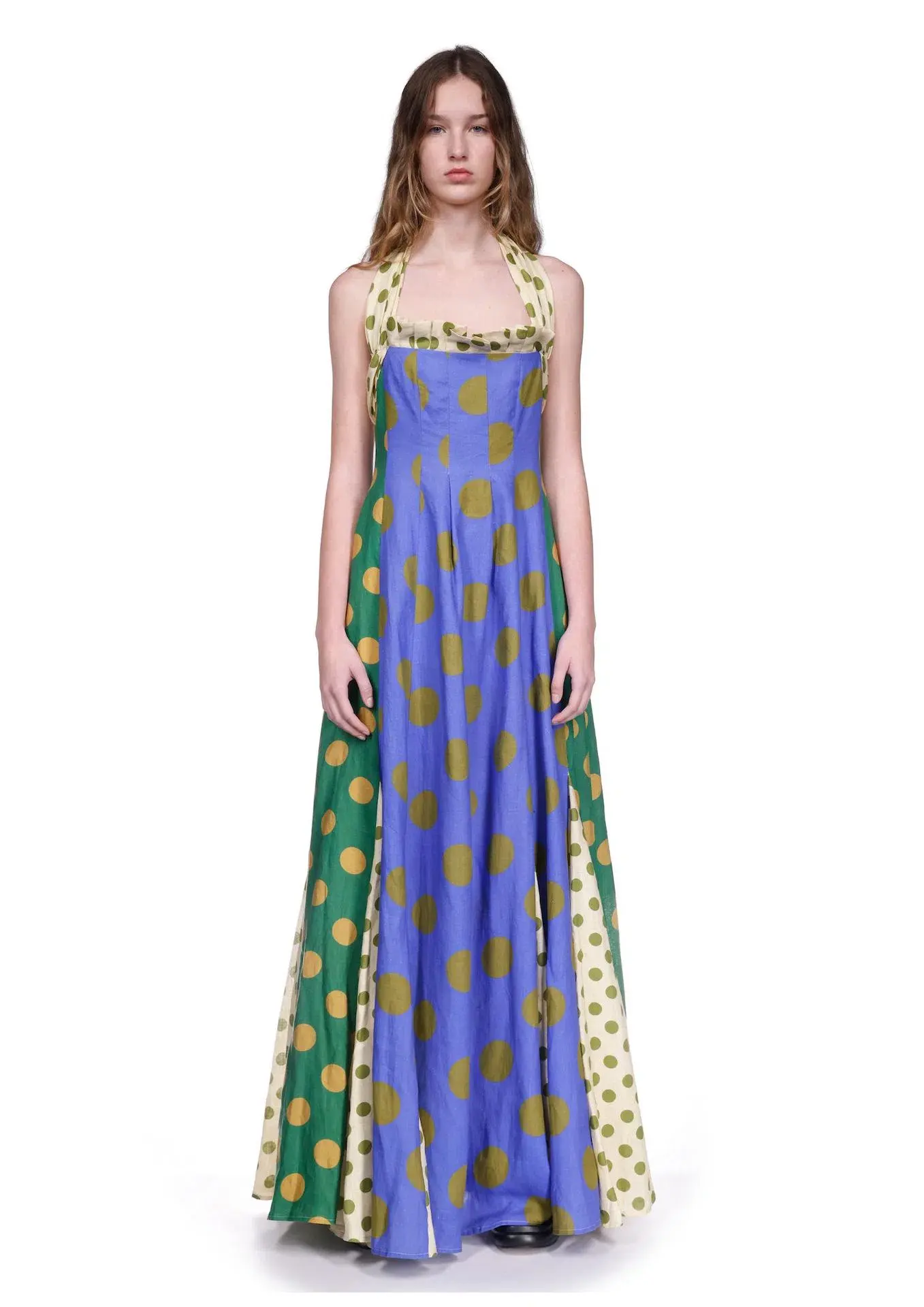 Alemais Dione Halter Dress Multi Size 8 - Image 1