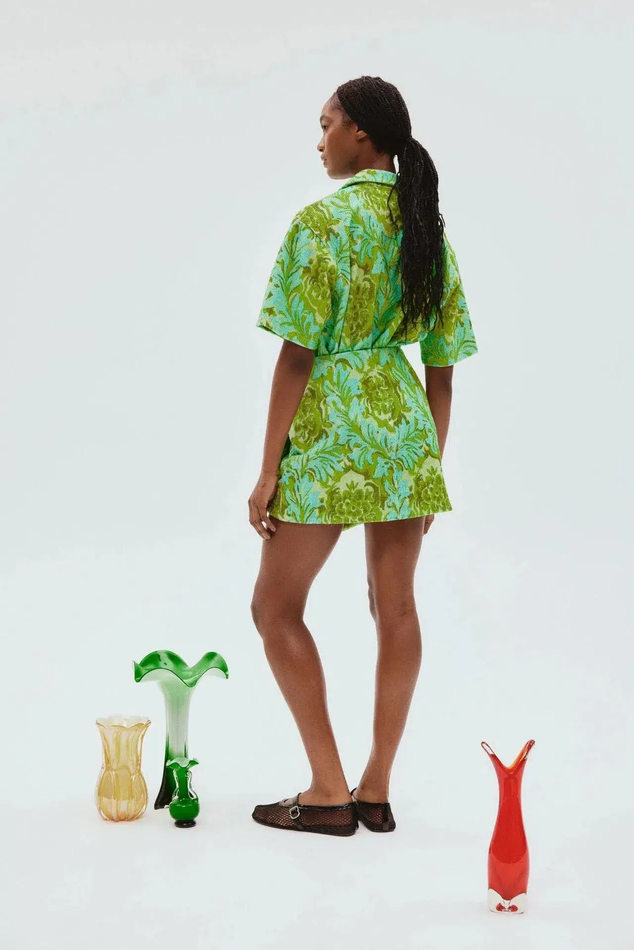 Alemais Melody Shirt And Sarong Skirt Set Green Size 8 - Image 3