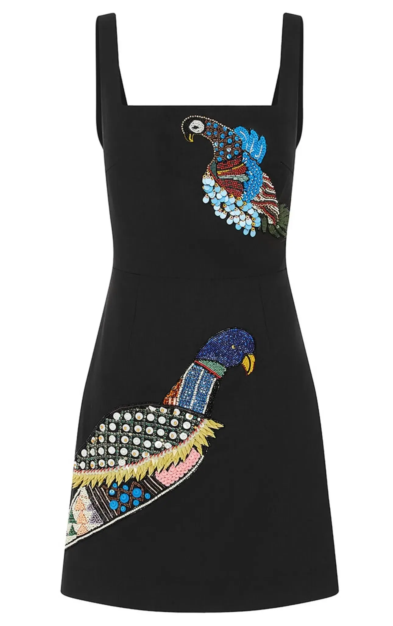 Alemais Rowena Beaded Mini Dress Black Size 8 - Image 3