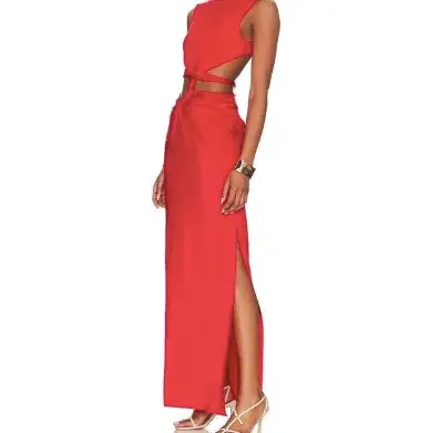 Baobab Ada Dress in Vita Red Size S / AU 8 for rent on The Volte - main image