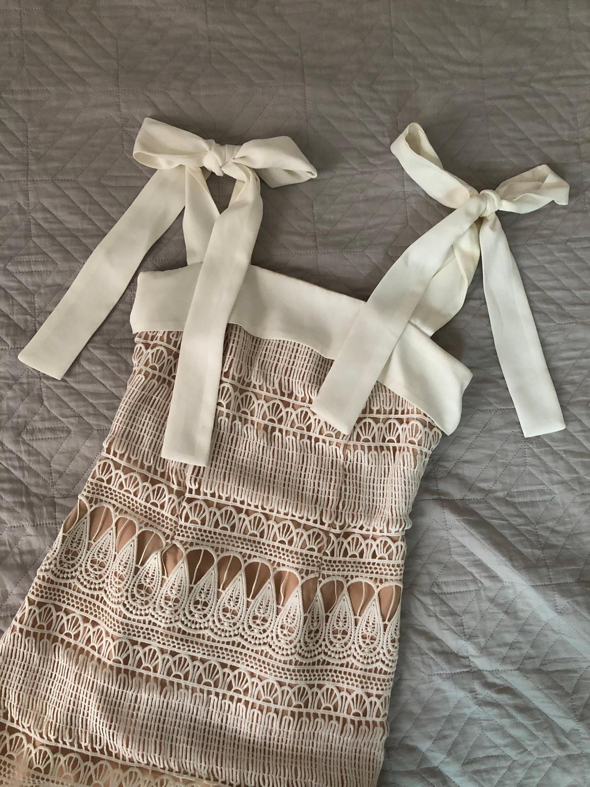 Keepsake The Label Walk On By Dress Cream Size 8 - Image 4