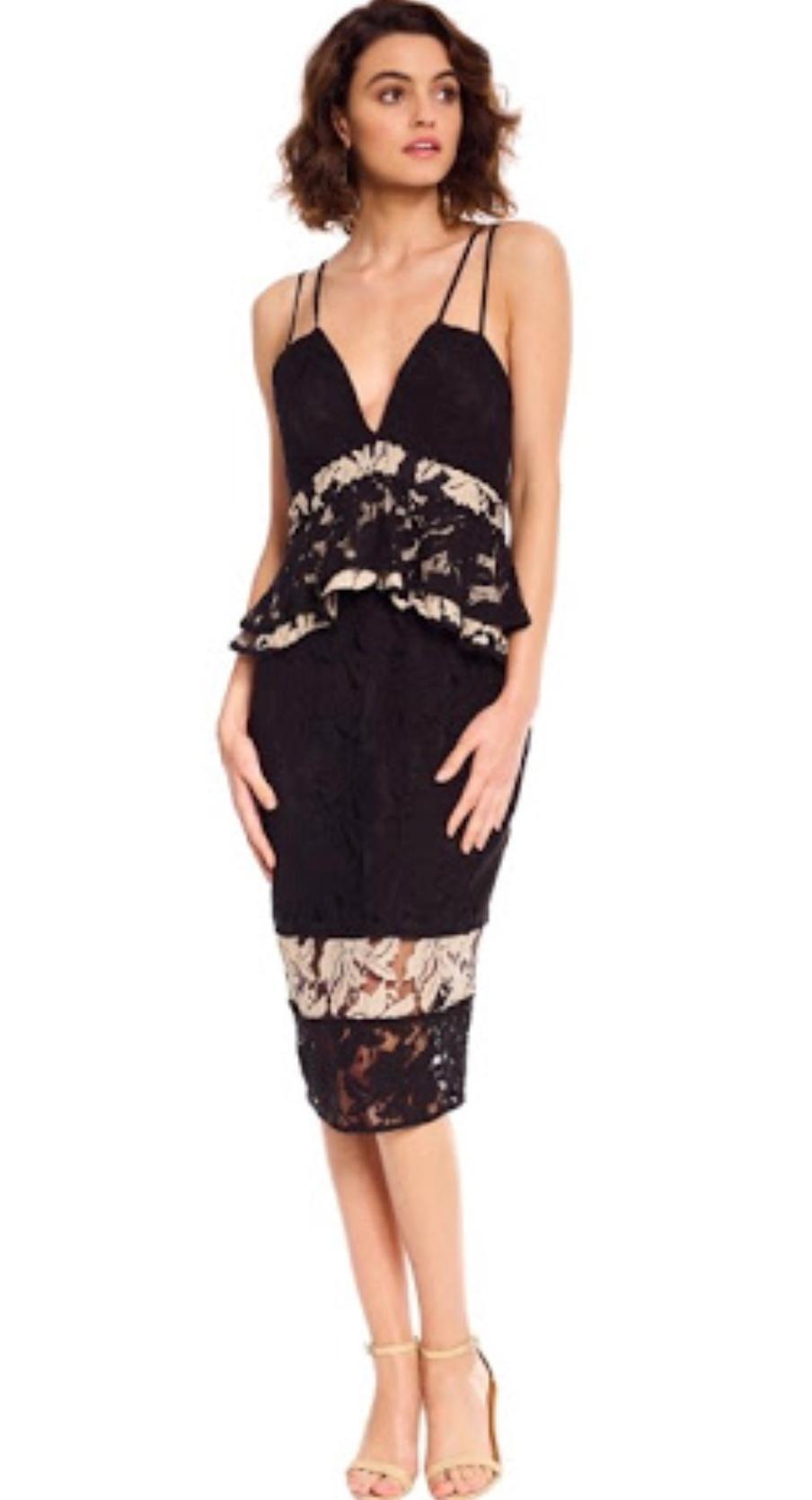 Talulah Analog Bodycon Dress - Image 1