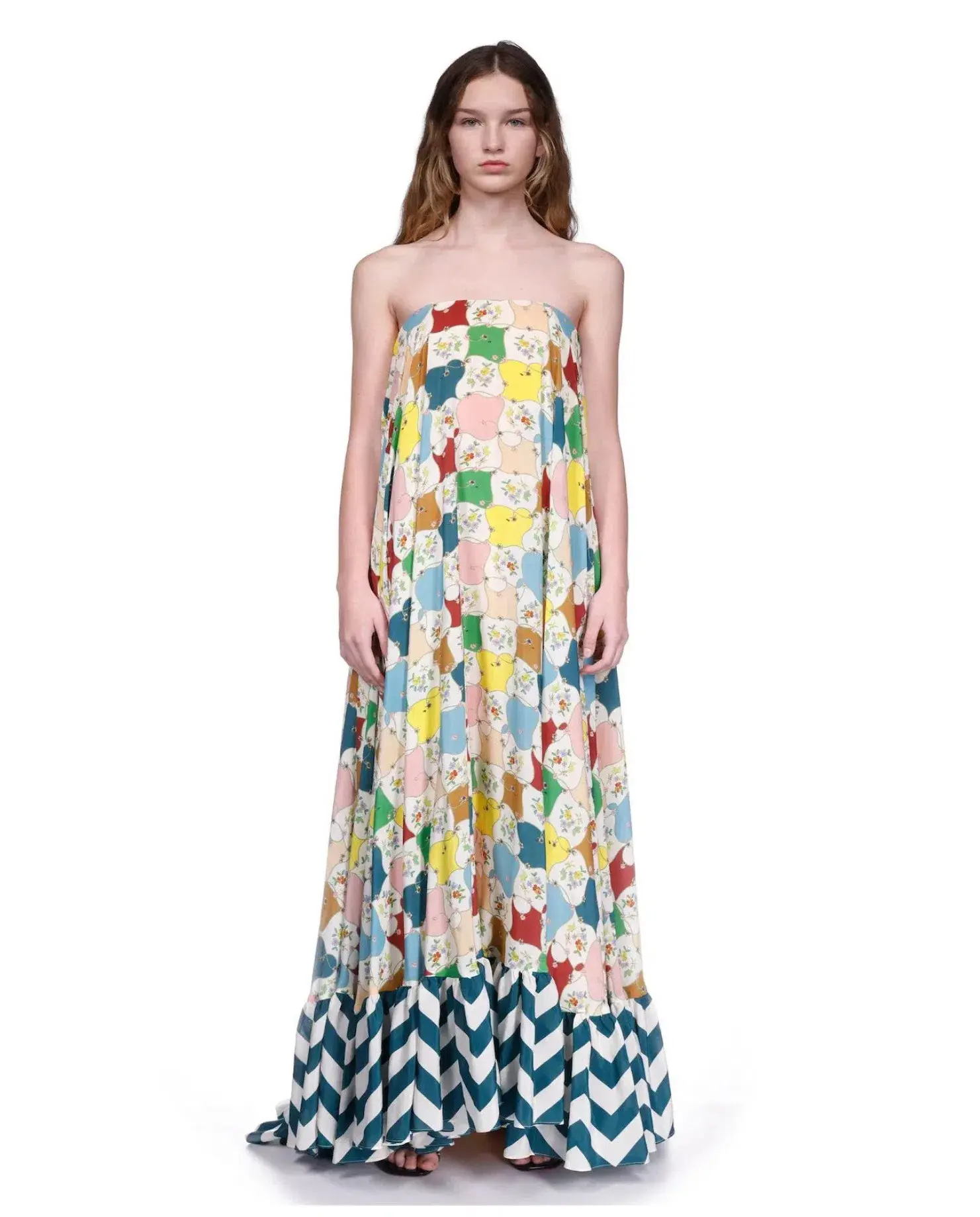Alemais Everly Strapless Gown Multi Size 8 - Image 1