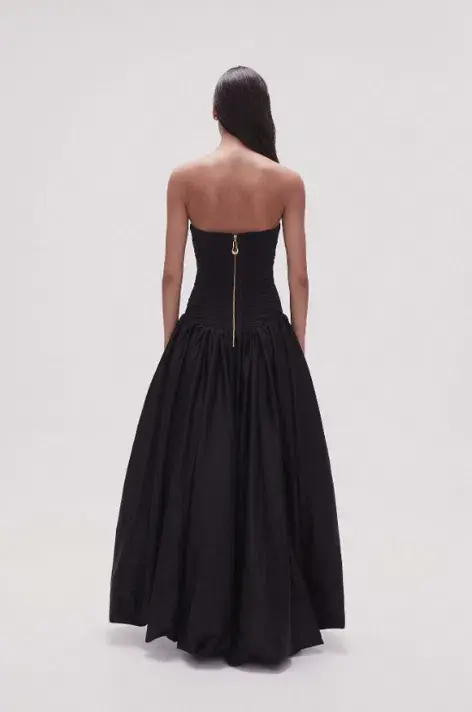 Aje Violetta Bubble Hem Maxi Dress Black Size 10 - Image 3