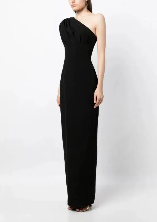 Rachel Gilbert Winnie Gown in Black Size 12 - Image 2