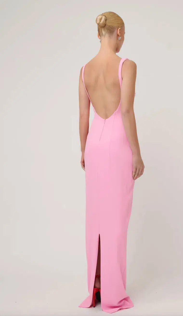 Effie Kats Verona Gown Pink Size 8 - Image 3