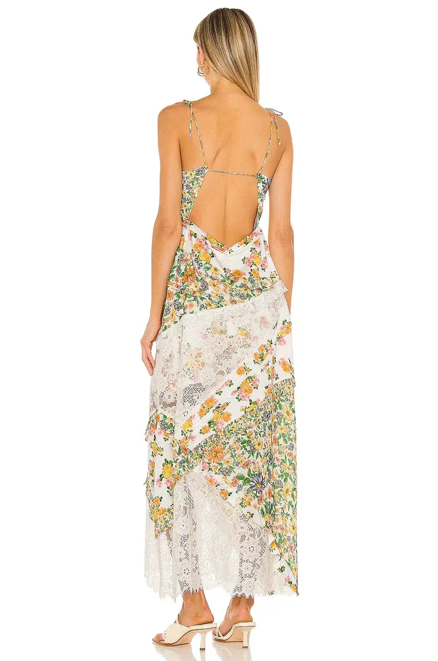 For Love and Lemons Rosalyn Maxi Dress Floral Size S / AU 8 - Image 3