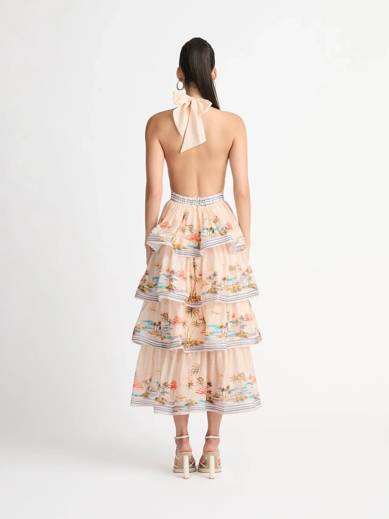 Sheike Riviera Maxi Dress Print Size 8 - Image 2