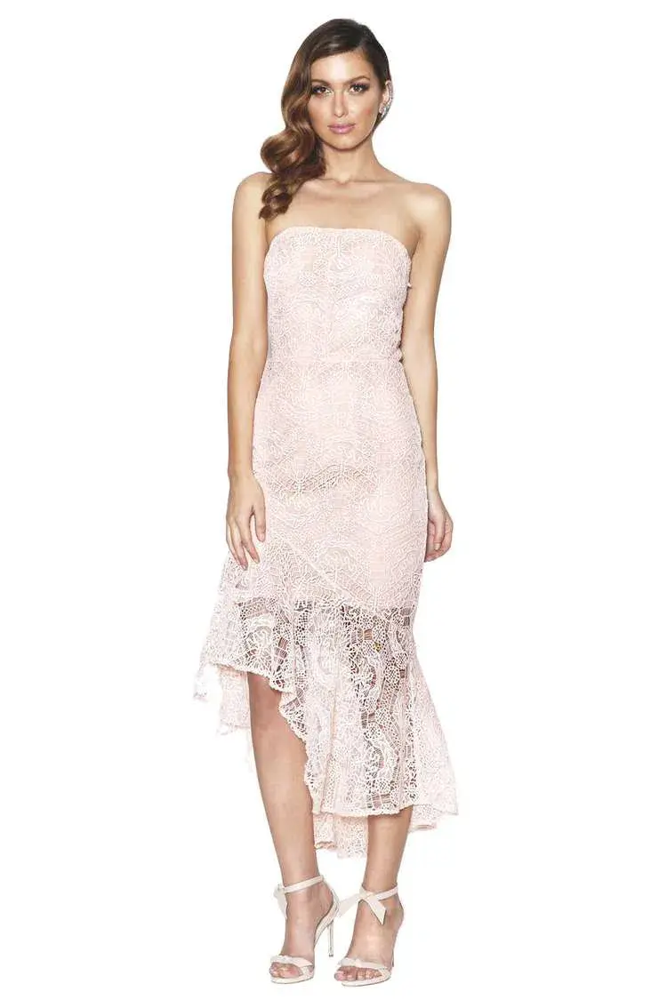 Grace & Hart Majestic Midi Dress Blush Size 8 - Image 2