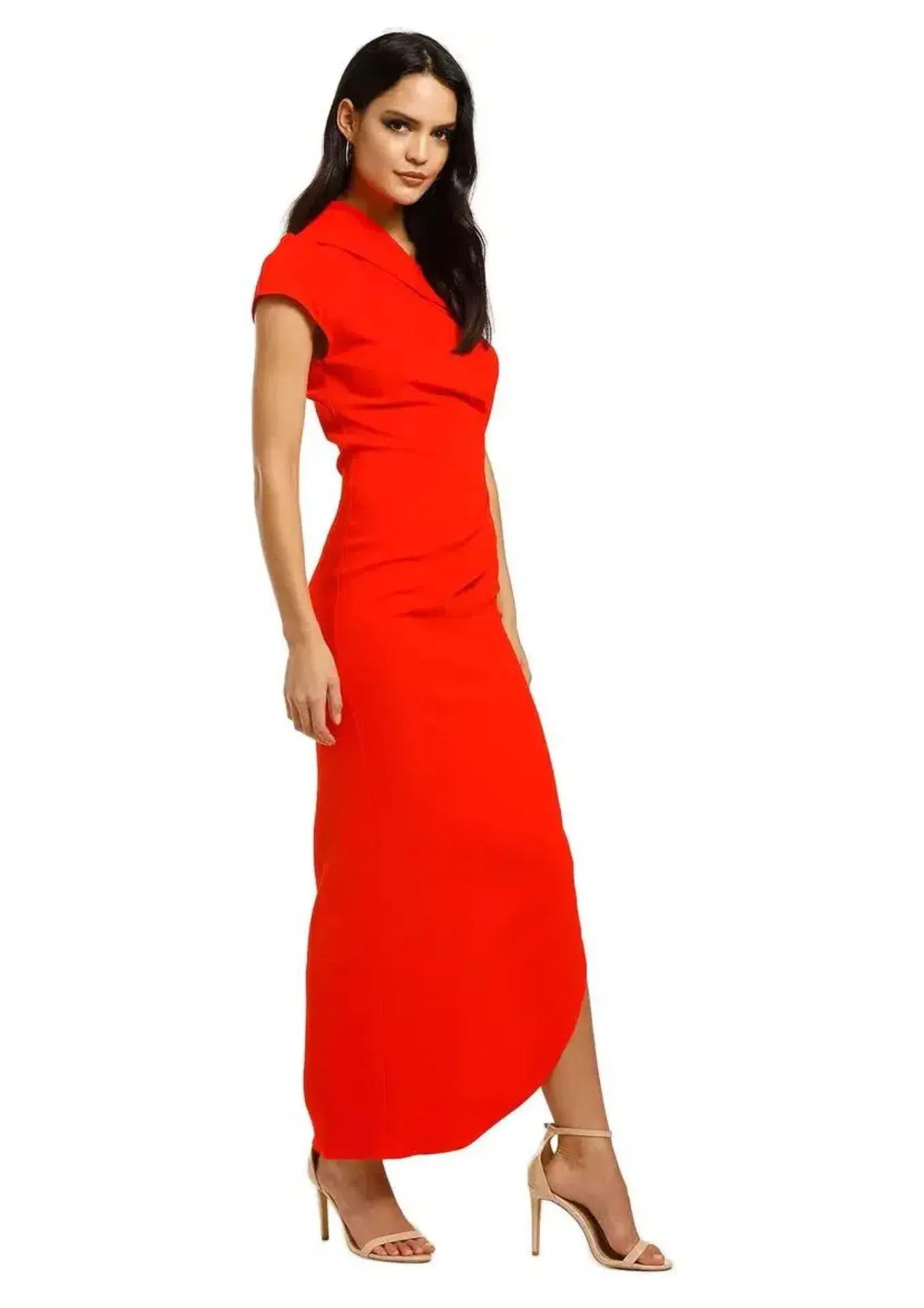 Ginger & Smart Curator Gown in Kinetic Red Size 16 - Image 1