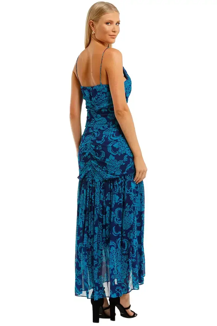 Ginger & Smart Lyrical Dress in Blue Size 8 - Image 3