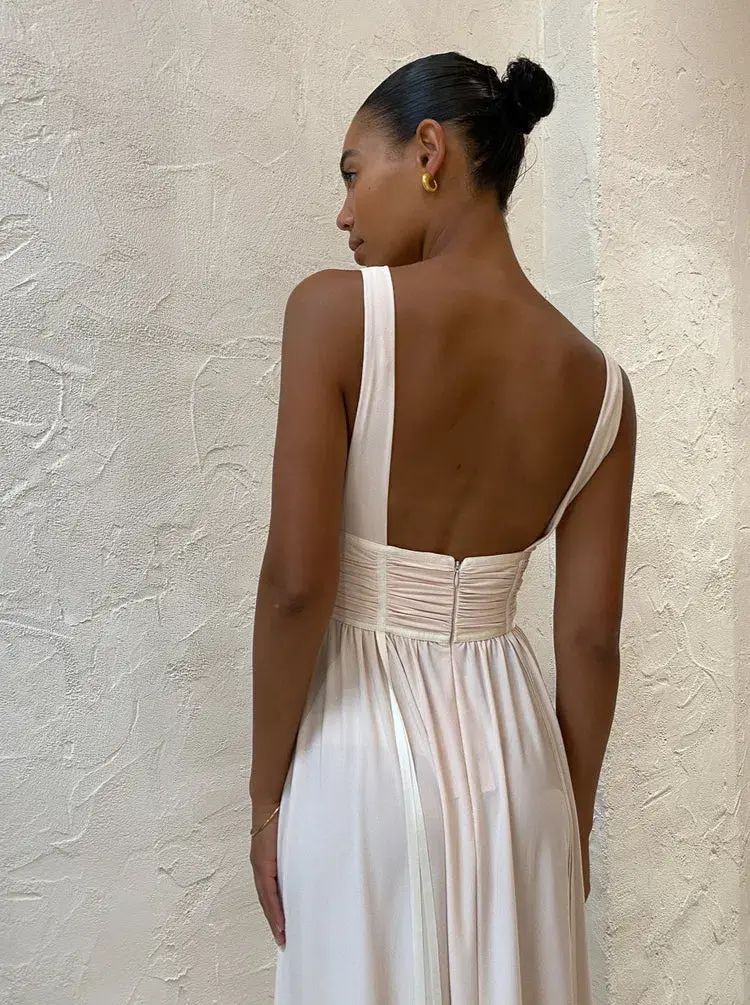 Bec & Bridge Gwen Maxi Dress in Shell Size 12 - Image 4