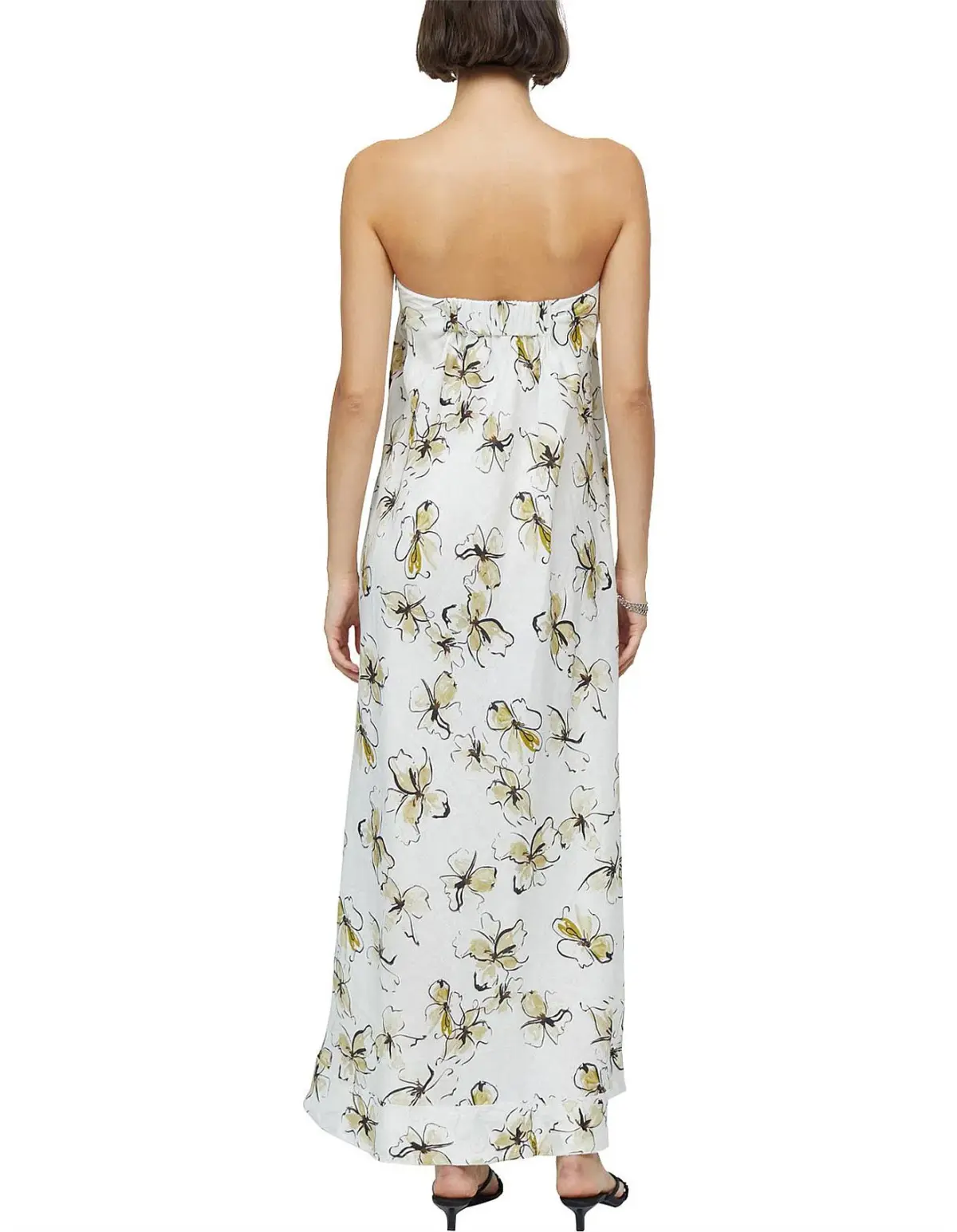 Bec & Bridge Giselle Strapless Maxi Dress Floral Size 10 - Image 6