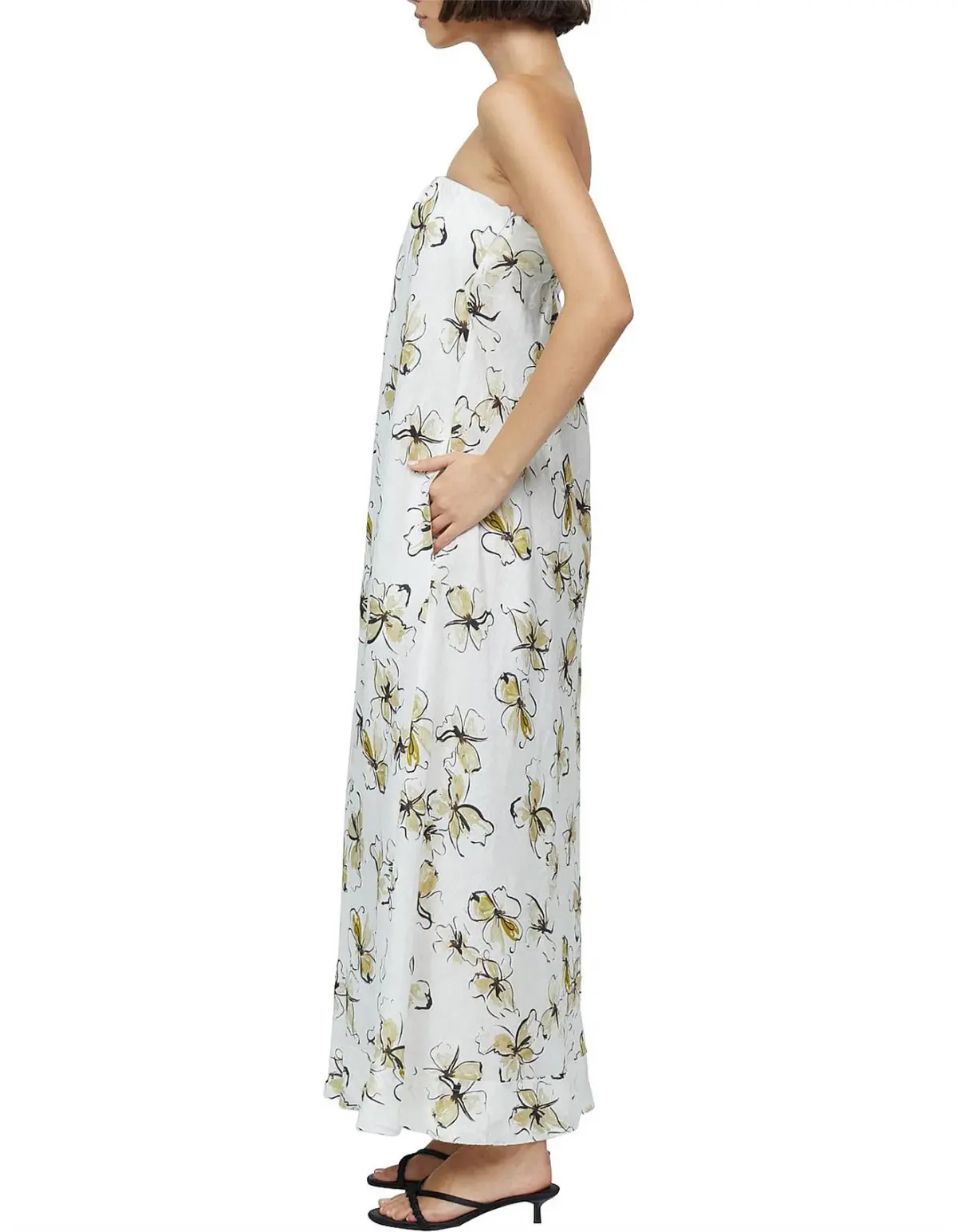 Bec & Bridge Giselle Strapless Maxi Dress Floral Size 10 - Image 5