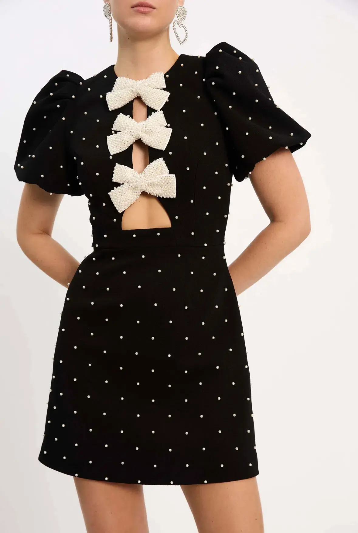Rebecca Vallance Veronica Mini Dress Black Size 8 - Image 2