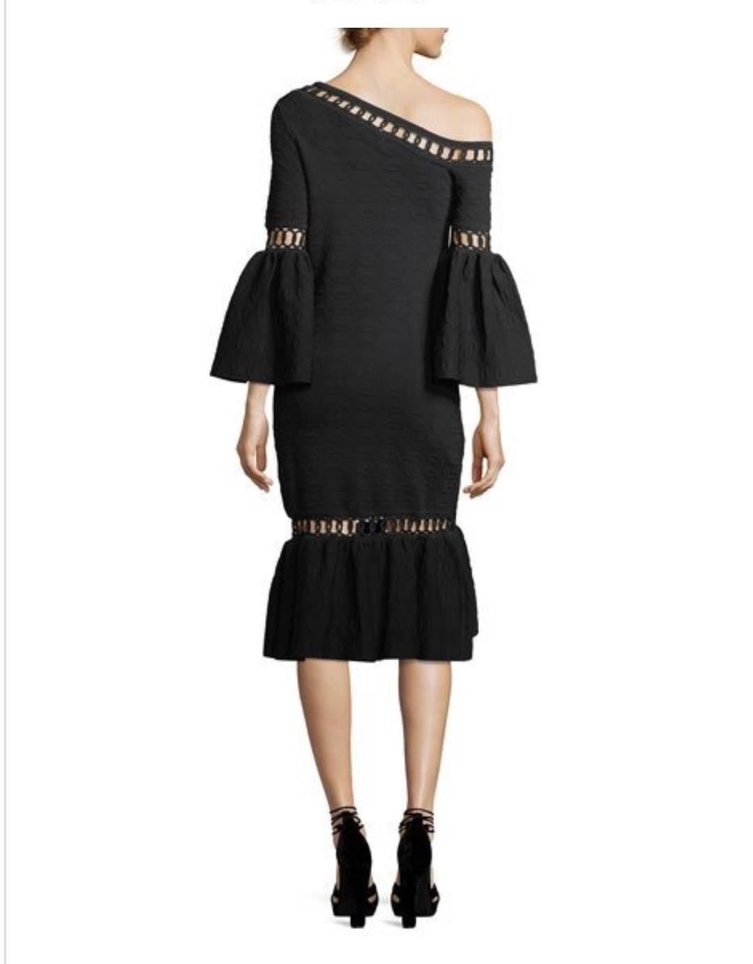 Jonathan Simkhai  Chain Link knit Fit and Flare Midi Dress for rent on The Volte - main image