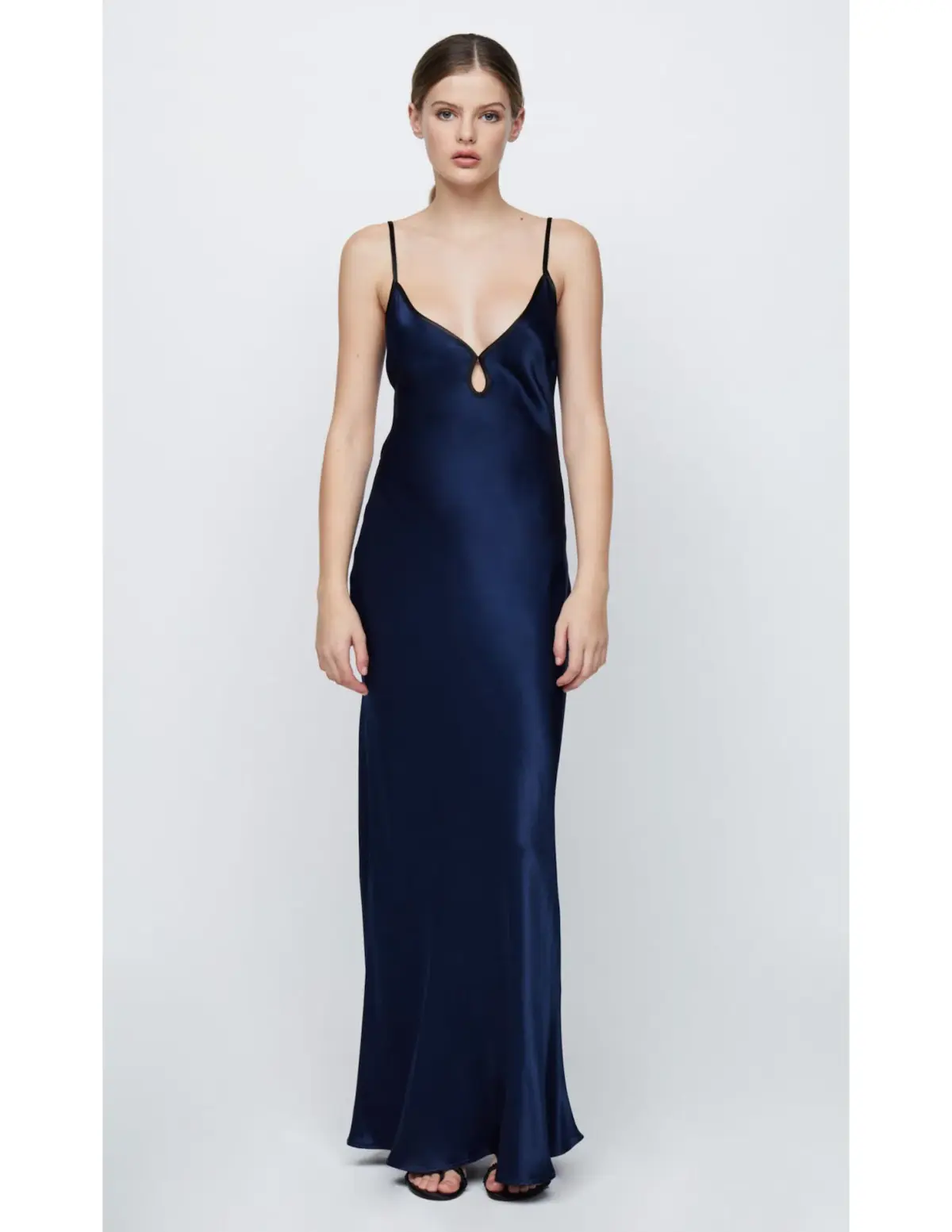 Bec & Bridge Cedar City Maxi Dress with Cut Out Navy Black Size 10 - Image 1