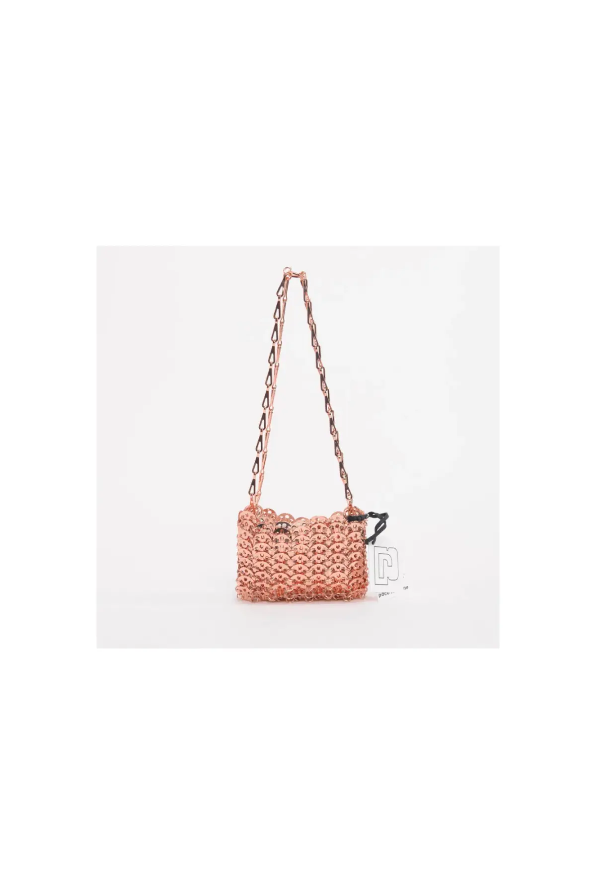 Paco Rabanne Rose Gold Iconic 1969 Nano Shoulder Bag  - Image 5