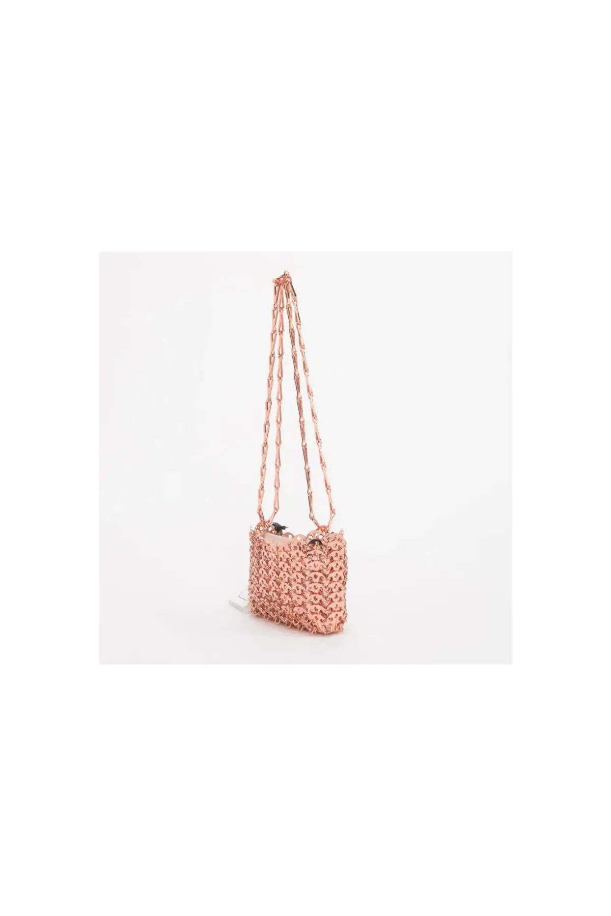 Paco Rabanne Rose Gold Iconic 1969 Nano Shoulder Bag  - Image 4