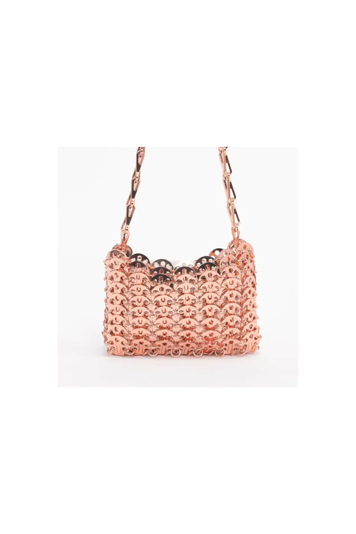 Paco Rabanne Rose Gold Iconic 1969 Nano Shoulder Bag  - Image 2