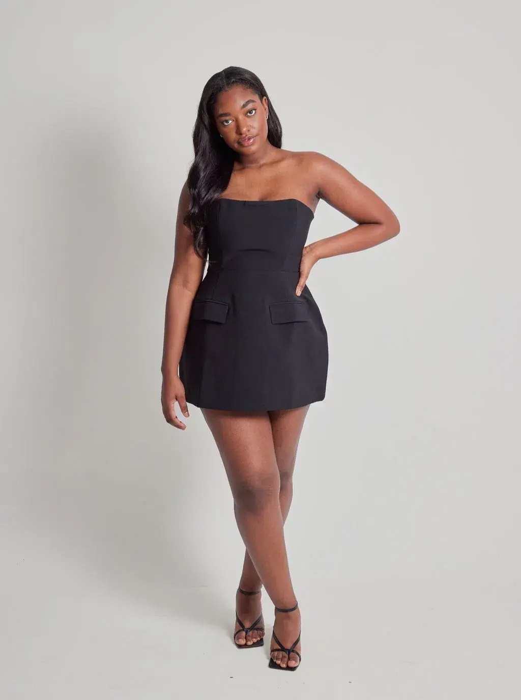 Odd Muse The Ultimate Muse Strapless Dress Black Size 6 - Image 1
