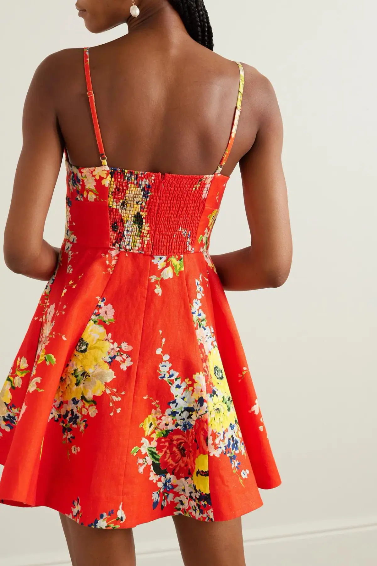 Zimmerman Alight Flare Mini Dress Floral Size 8  - Image 2