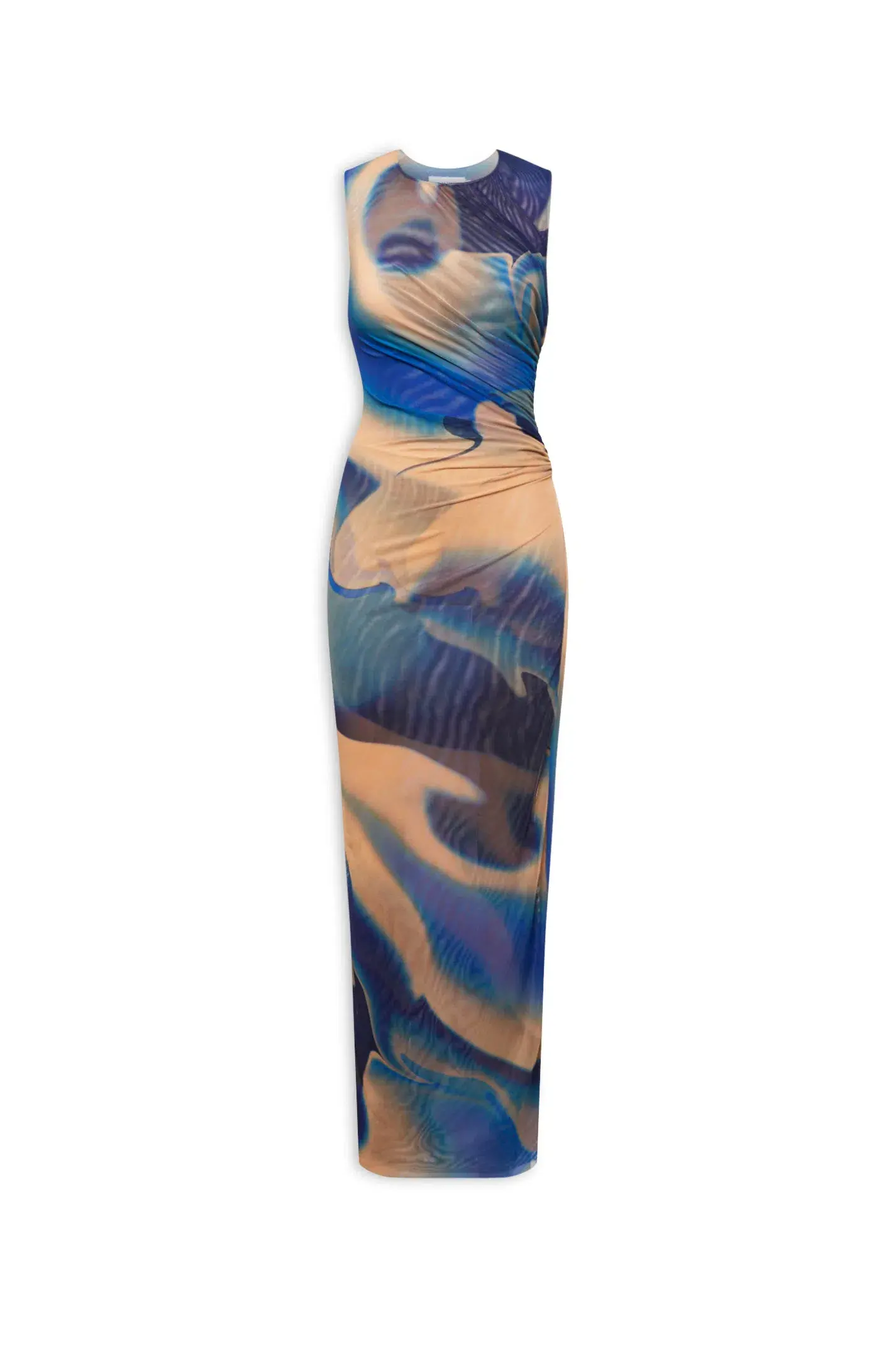 Scanlan Theodore Watercolour Italian Mesh Dress Multi Size 6 - Image 1