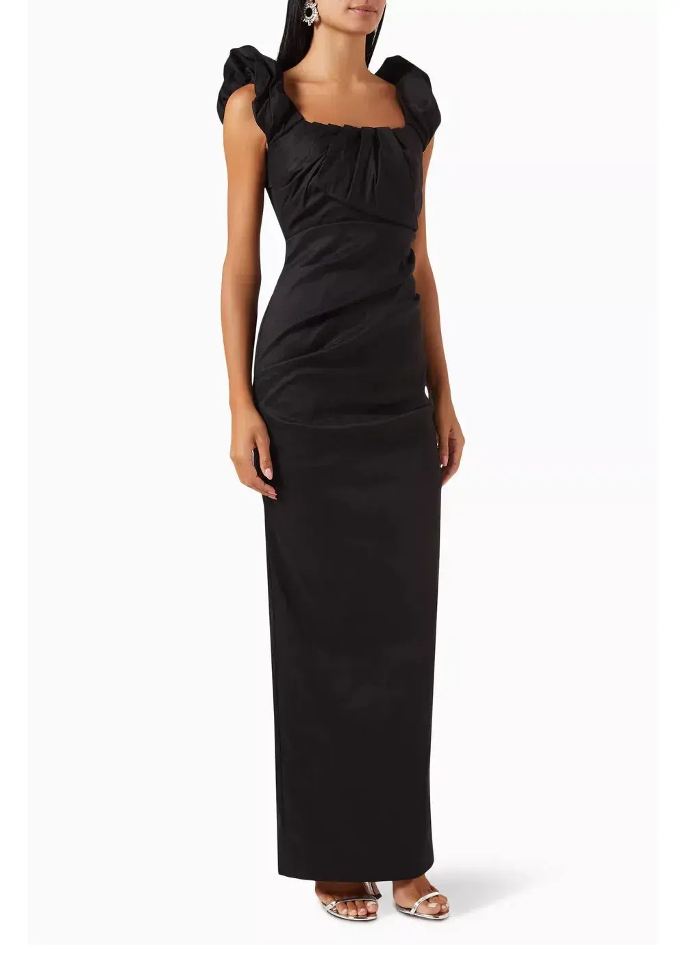 Rachel Gilbert Kalina Gown Black Size 8 - Image 1