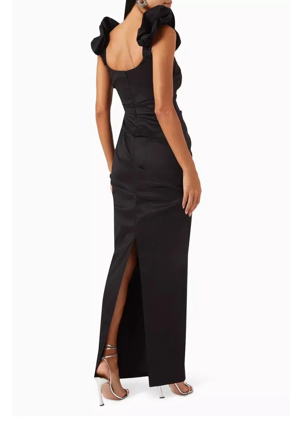 Rachel Gilbert Kalina Gown Black Size 8 - Image 2