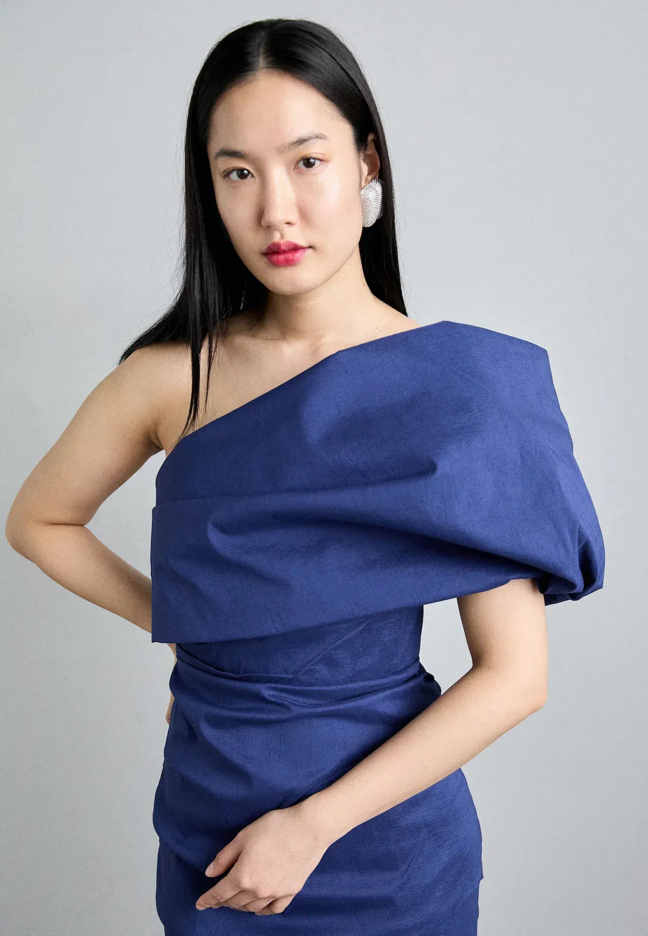 Rachel Gilbert Kat Gown Blue Size 8 - Image 2