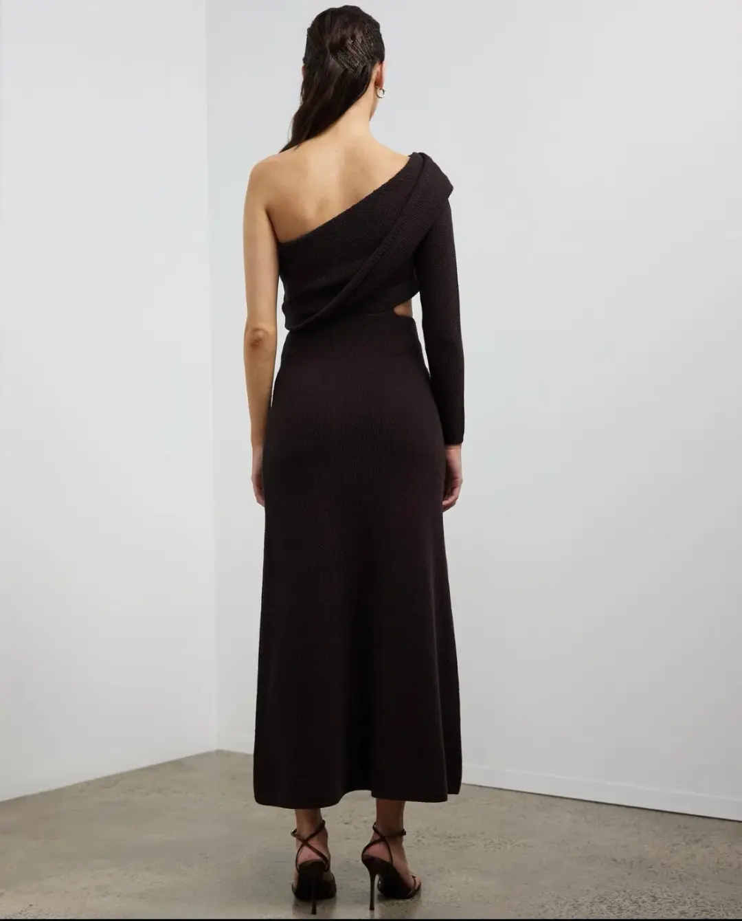 Camilla and Marc Javier Knit Dress Brow  Size S/ AU 6 for rent on The Volte - main image