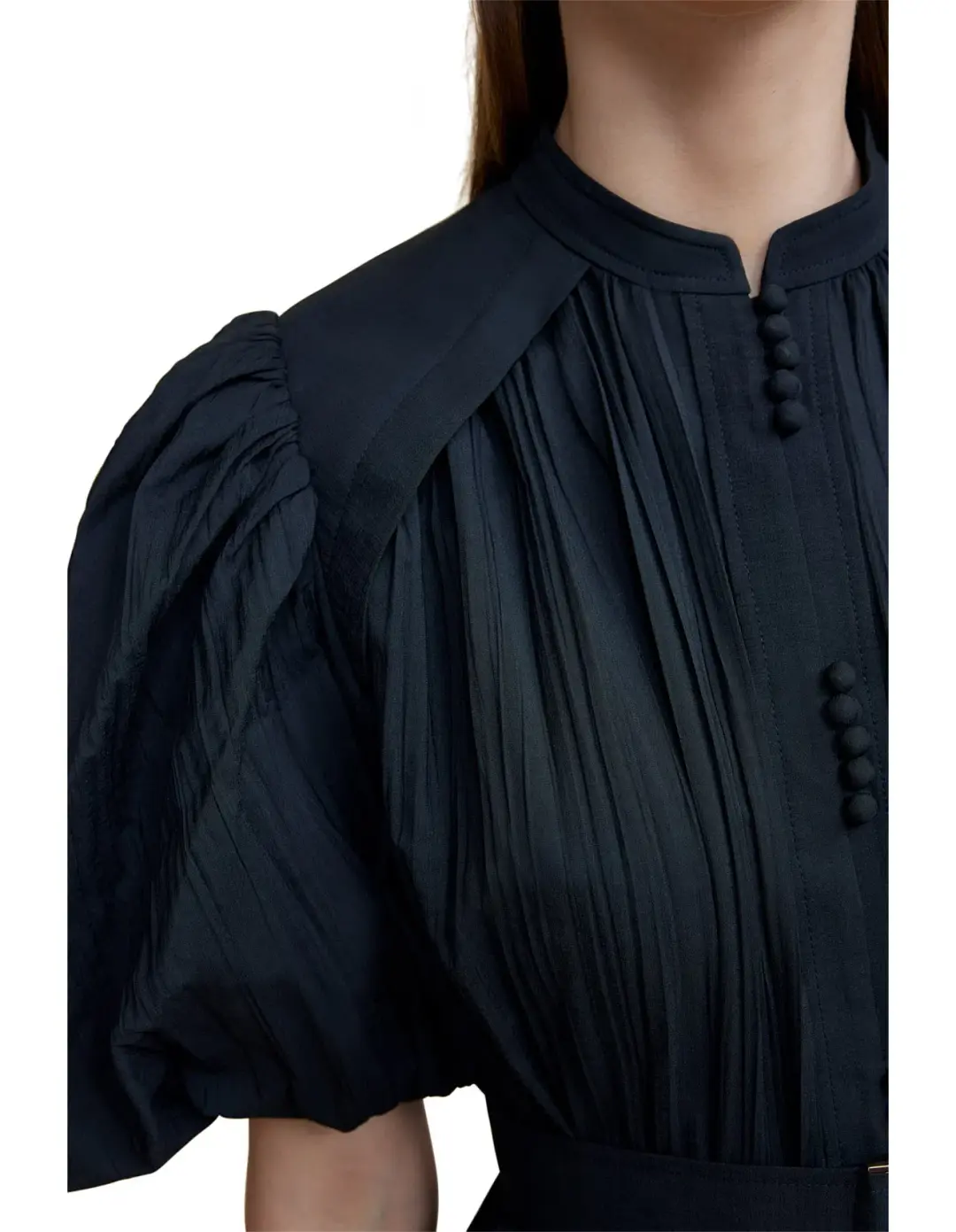 Acler Cardine Mini Dress Black Size 10  for rent on The Volte - main image